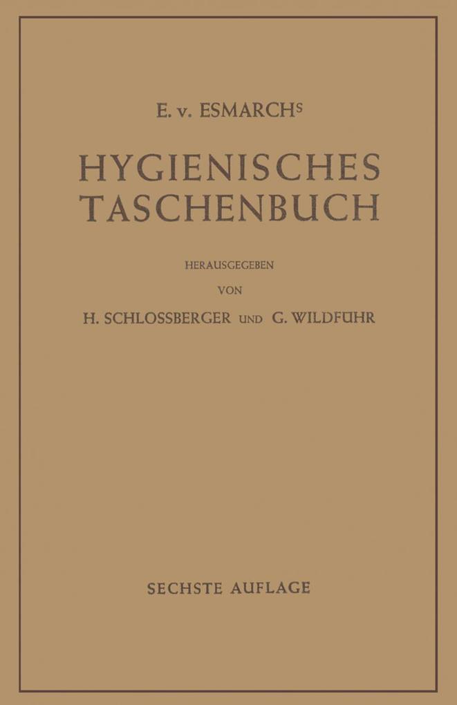 Hygienisches Taschenbuch