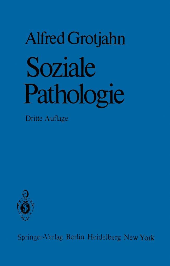 Soziale Pathologie