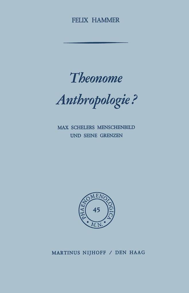 Theonome Anthropologie?
