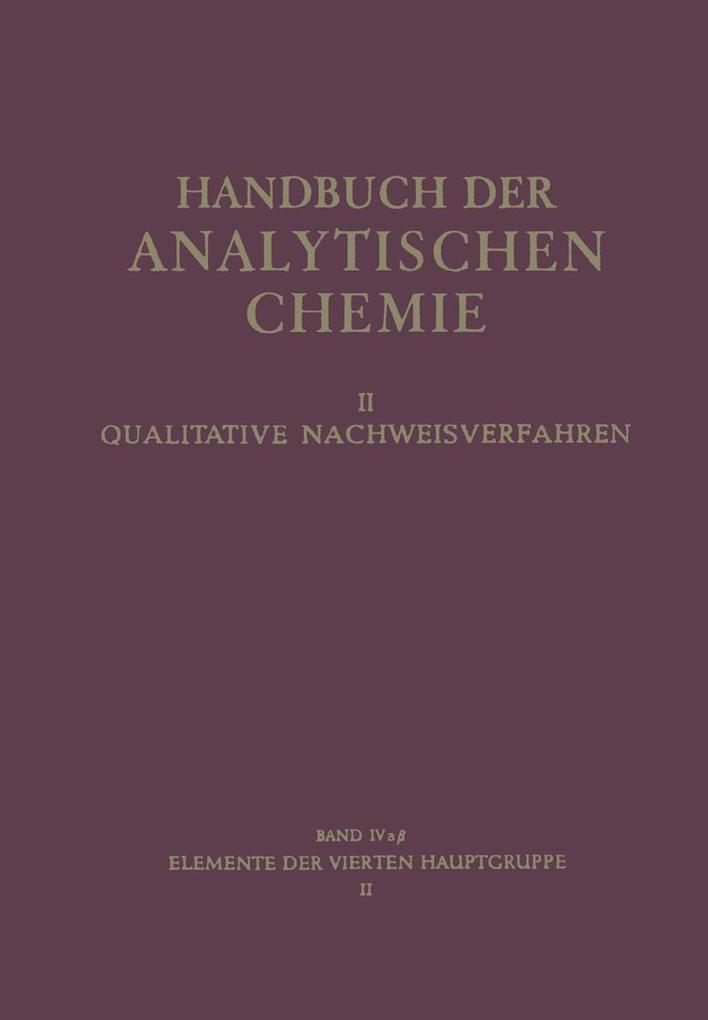 Elemente der Vierten Hauptgruppe