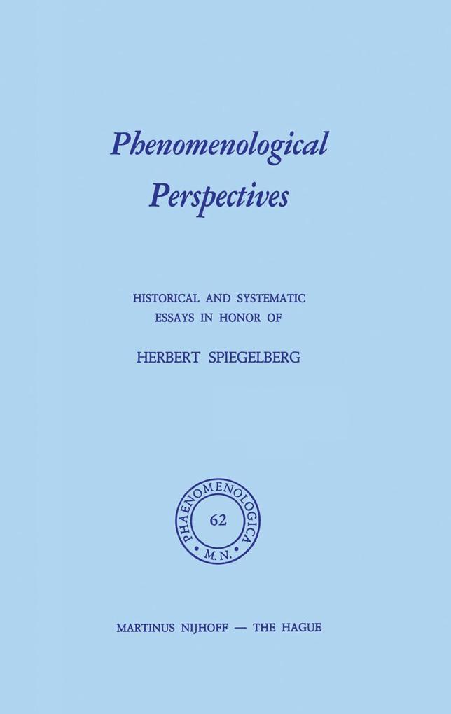 Phenomenological Perspectives
