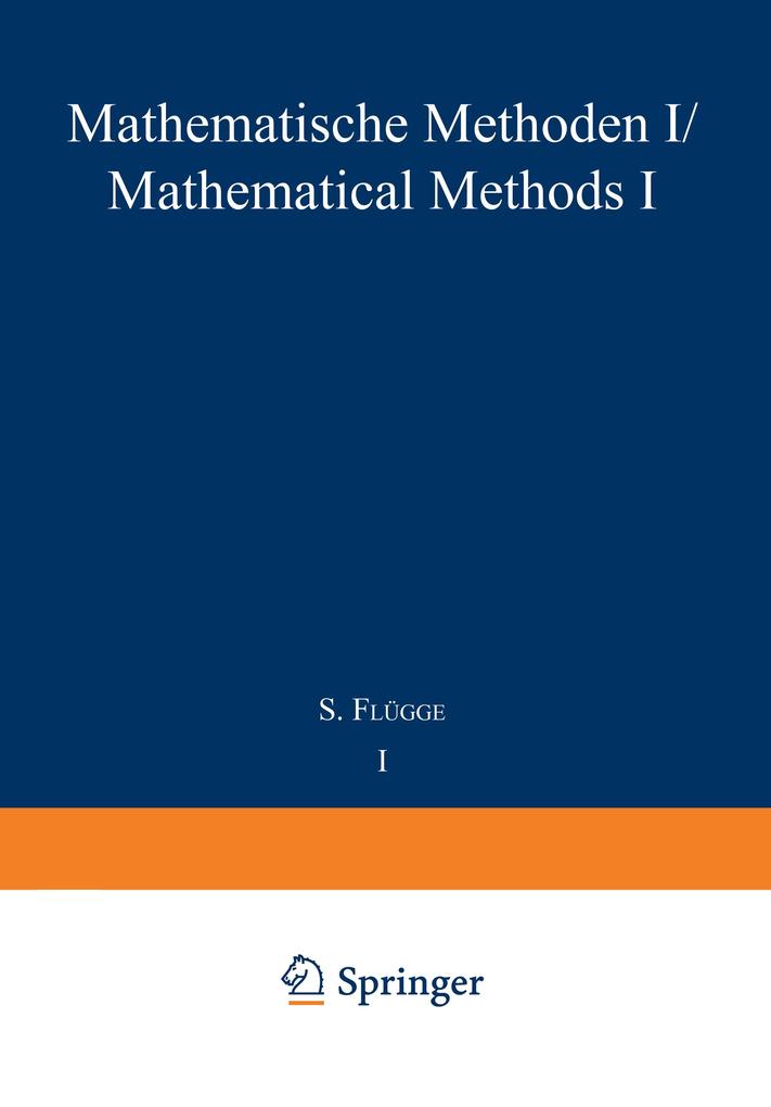 Mathematische Methoden I / Mathematical Methods I