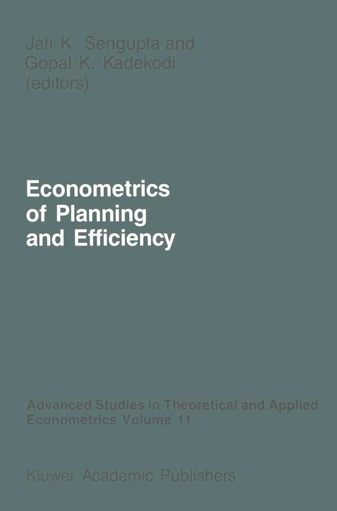 Econometrics of Planning and Efficiency