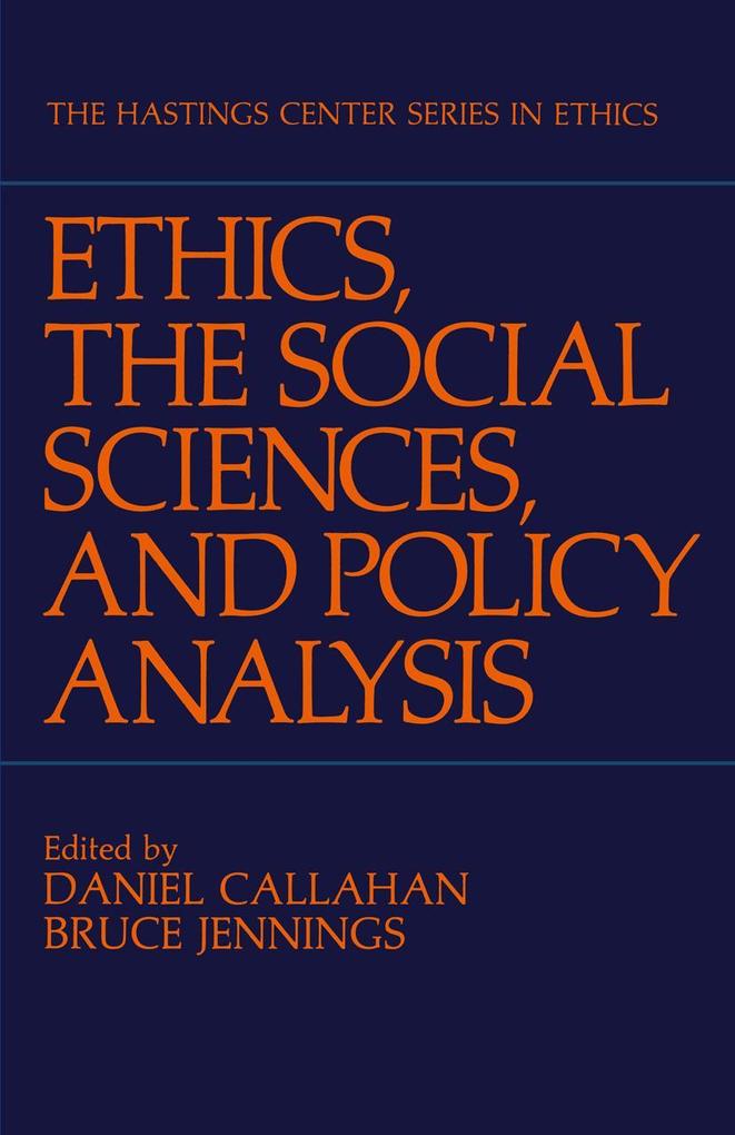 Ethics The Social Sciences and Policy Analysis