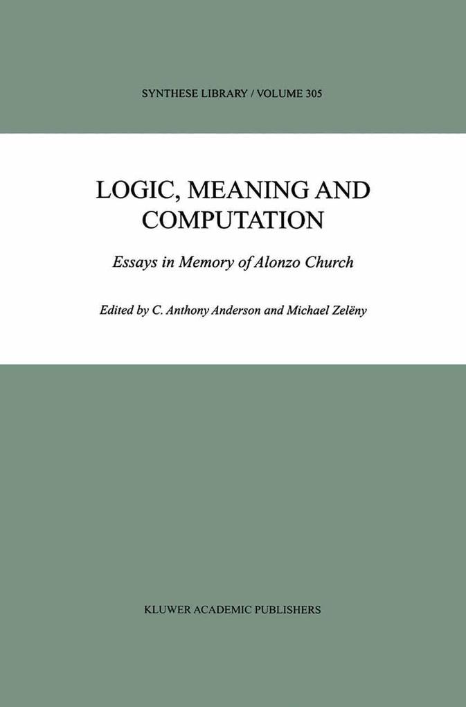 Logic Meaning and Computation