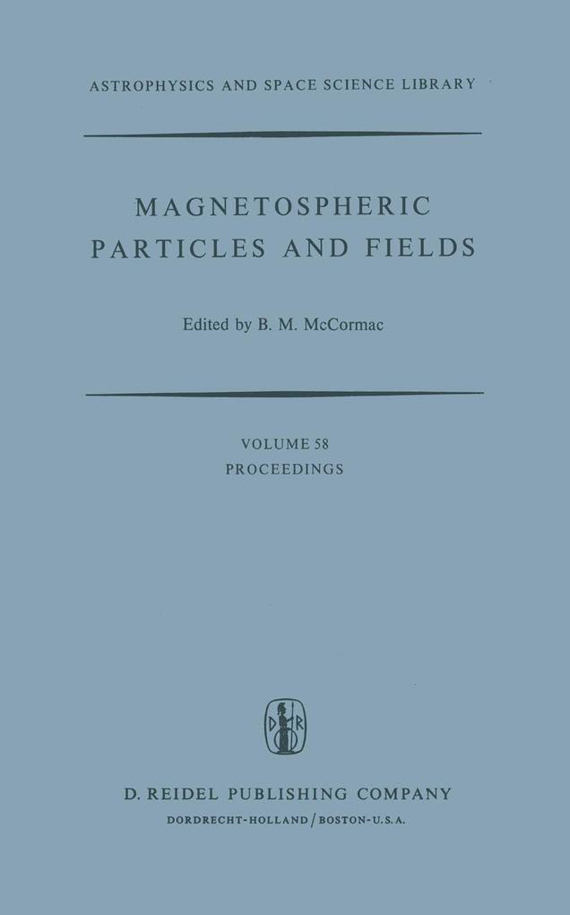 Magnetospheric Particles and Fields