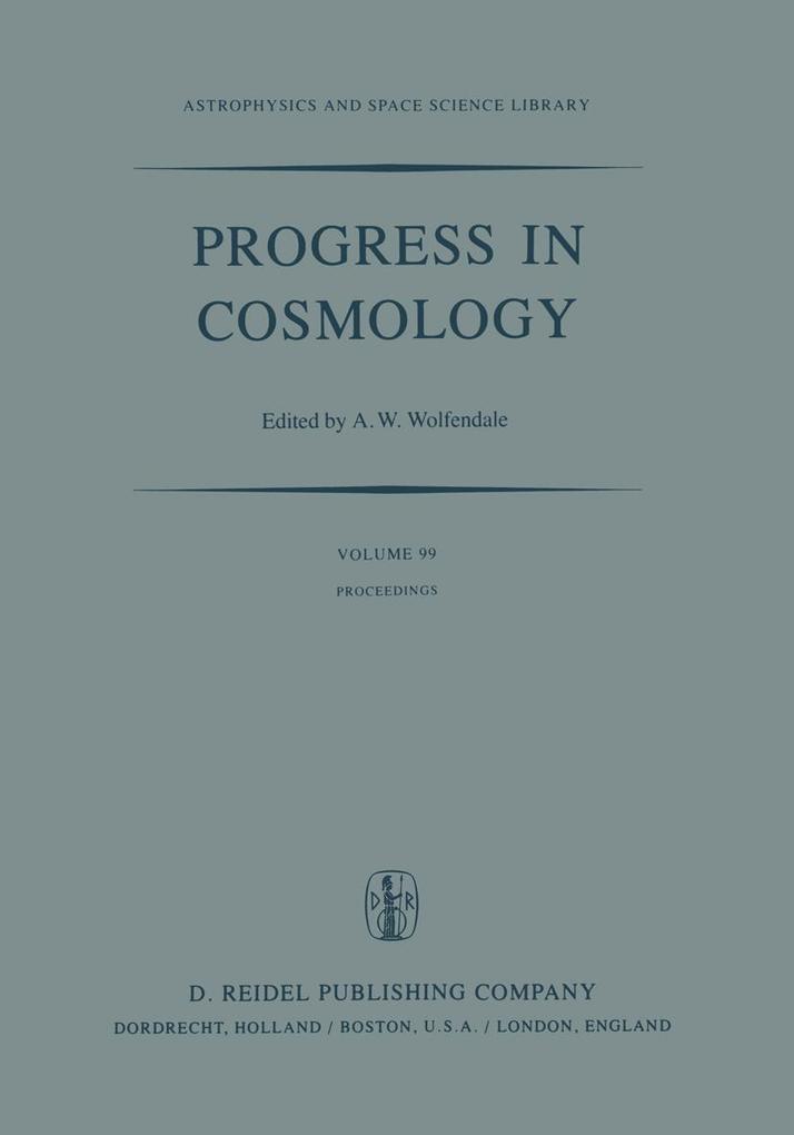 Progress in Cosmology