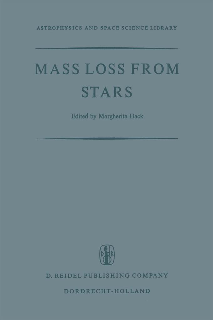 Mass Loss from Stars