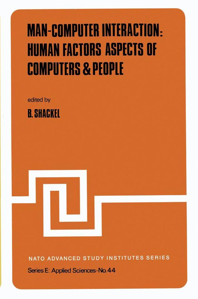 Man-Computer Interaction: Human Factors Aspects of Computers & People