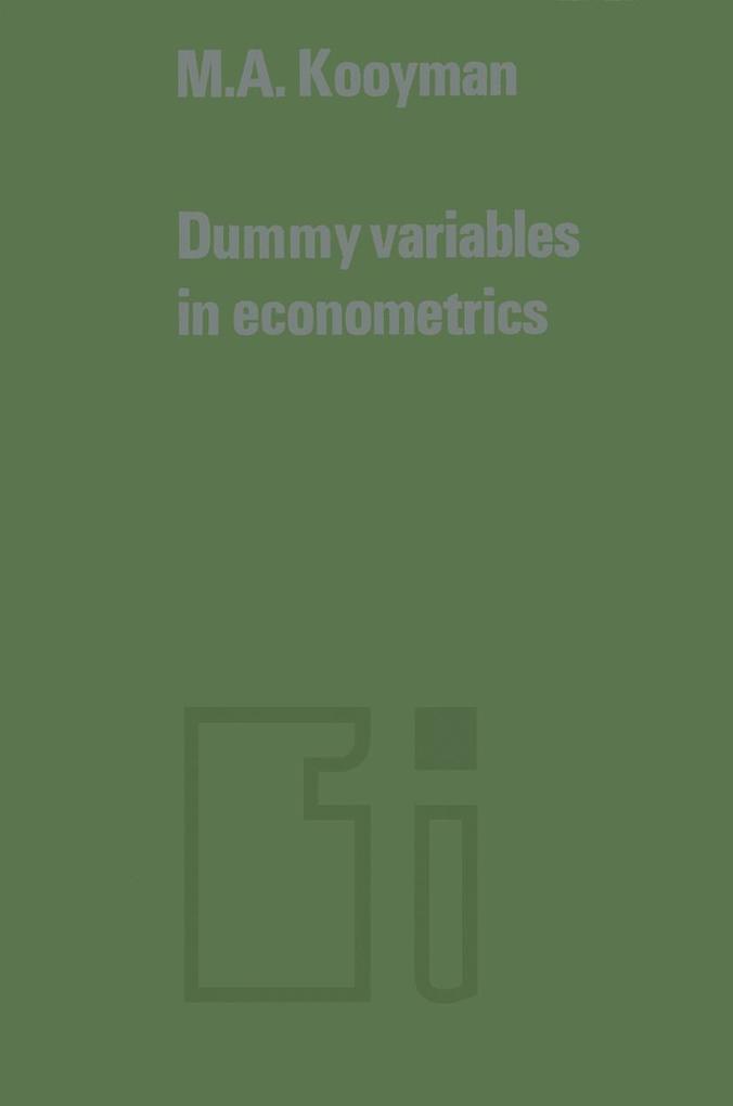 Dummy variables in econometrics