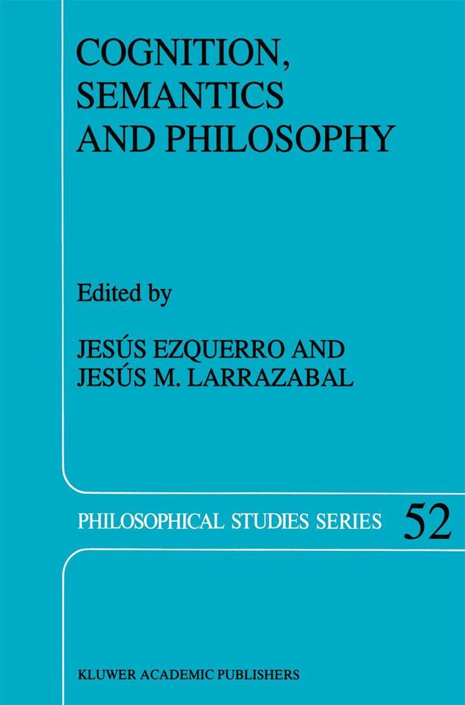 Cognition Semantics and Philosophy