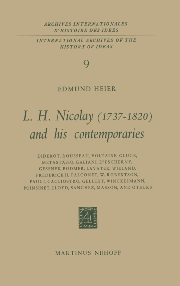 L.H. Nicolay (17371820) and his Contemporaries - E. Heier