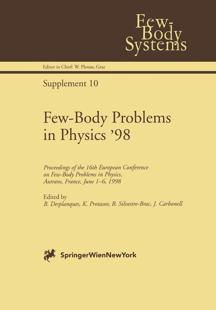 Few-Body Problems in Physics '98
