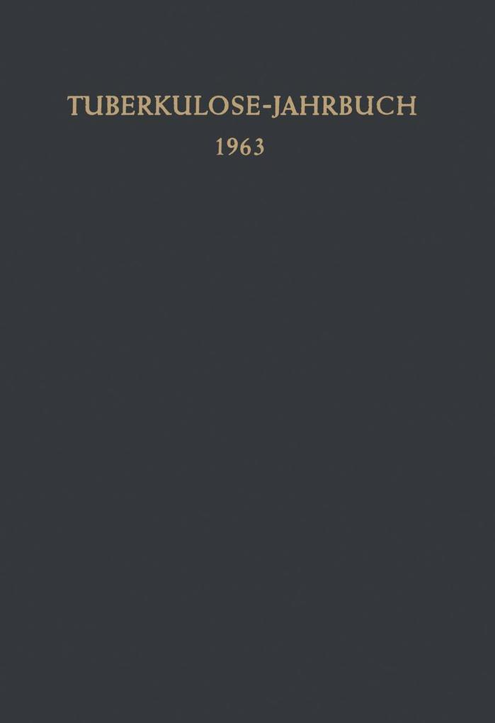 Tuberkulose-Jahrbuch 1963