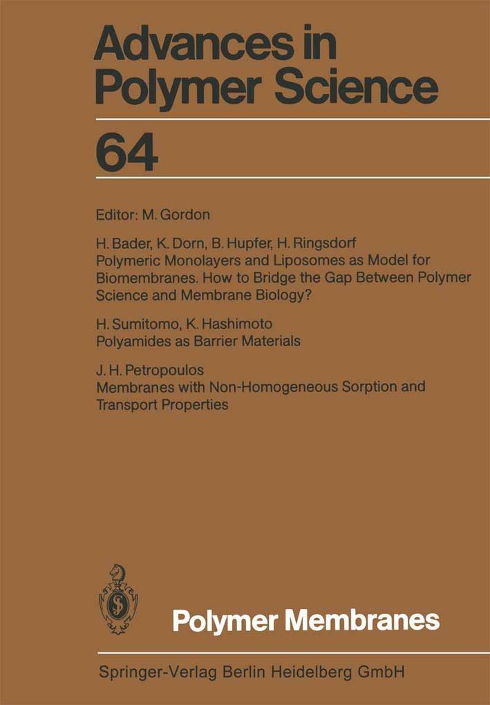 Polymer Membranes