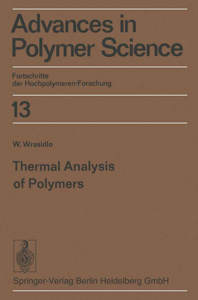 Thermal Analysis of Polymers