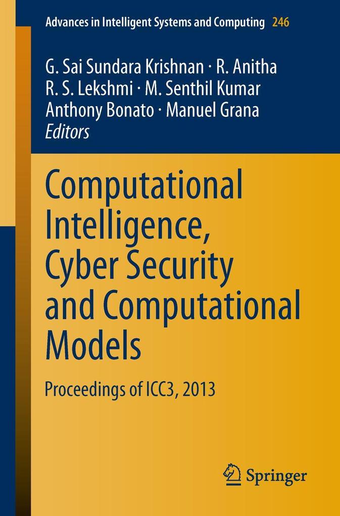 Computational Intelligence Cyber Security and Computational Models
