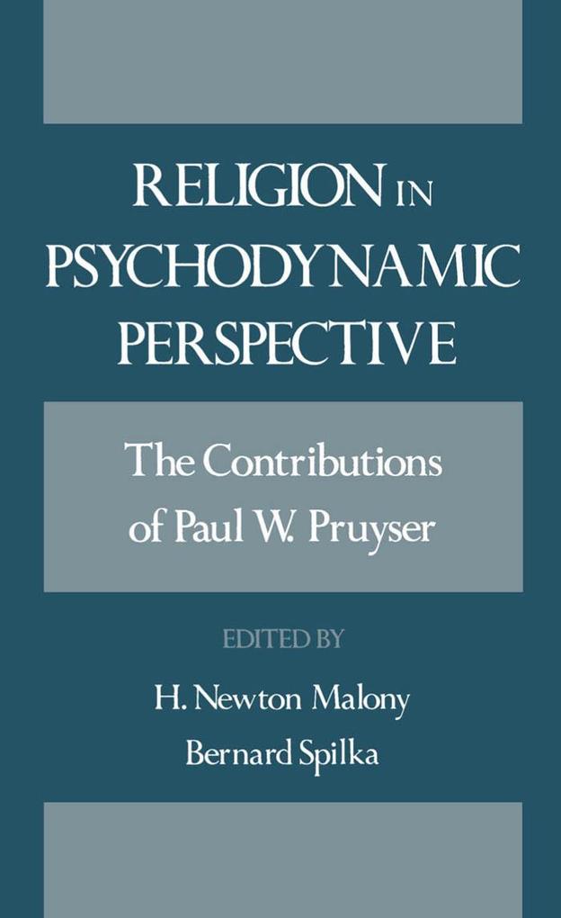 Religion in Psychodynamic Perspective