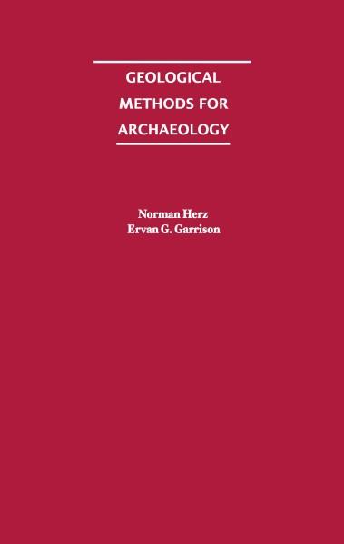 Geological Methods for Archaeology
