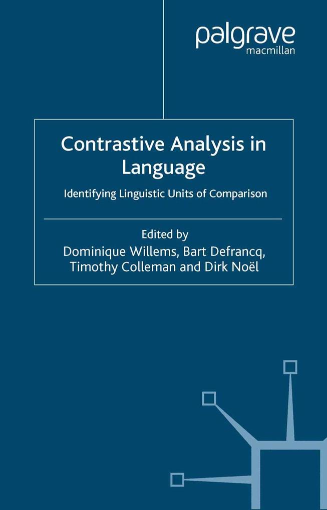 Contrastive Analysis in Language