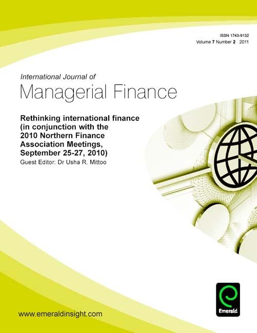 Rethinking International Finance (In Conjunction with the 2010 Northern Finance Association Meetings September 25 - 27 2010)