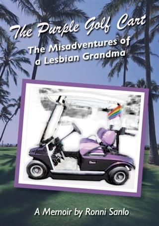 Purple Golf Cart