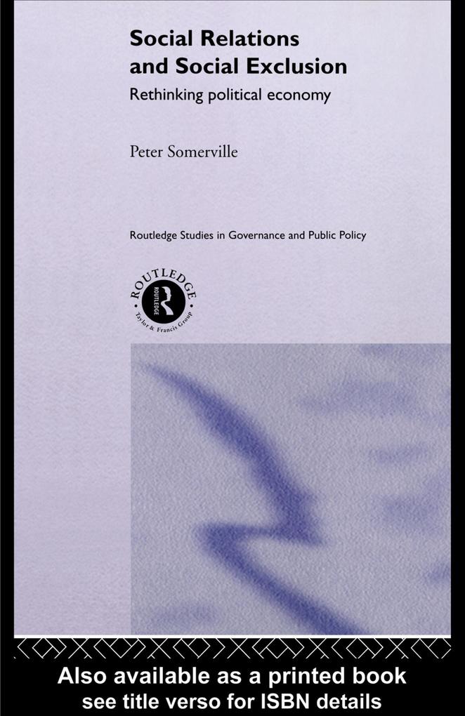 Social Relations and Social Exclusion