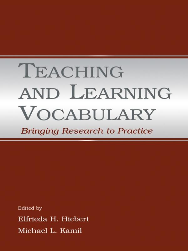 Teaching and Learning Vocabulary