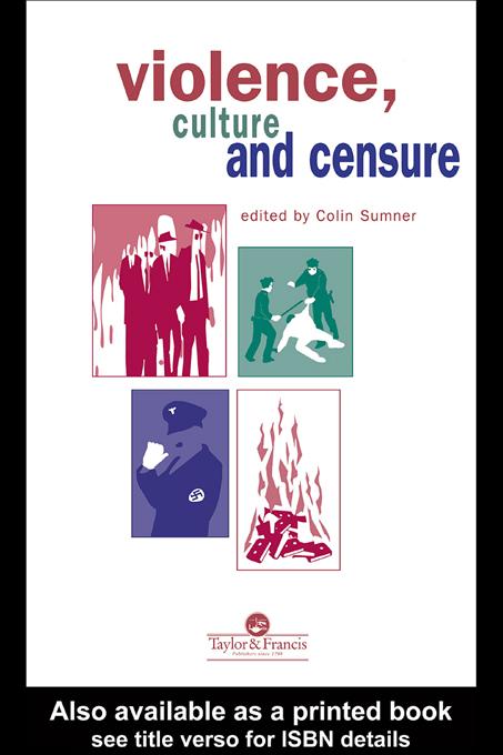 Violence Culture And Censure