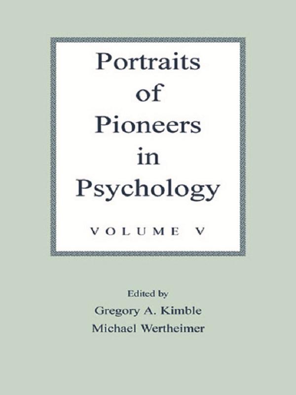 Portraits of Pioneers in Psychology