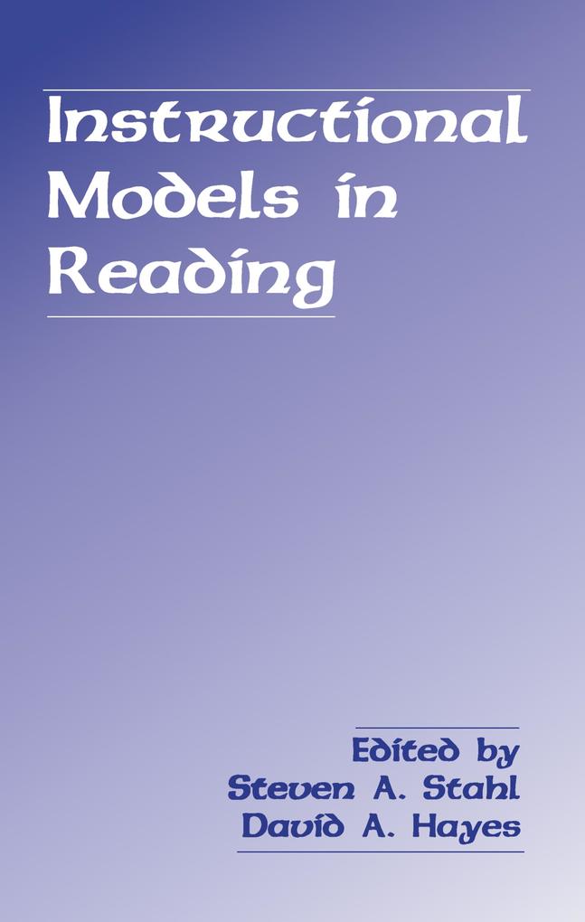Instructional Models in Reading