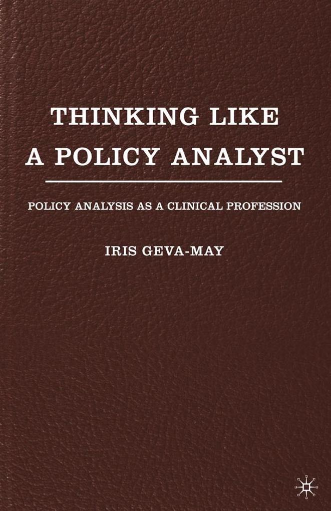Thinking Like a Policy Analyst
