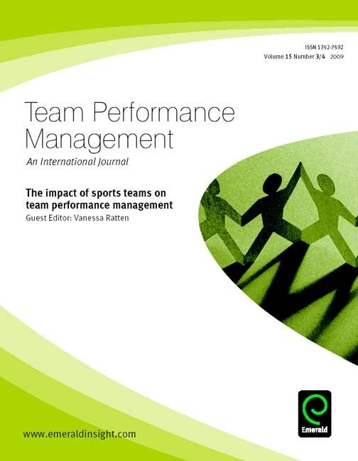 Impact of Sports Teams on Team Performance Management