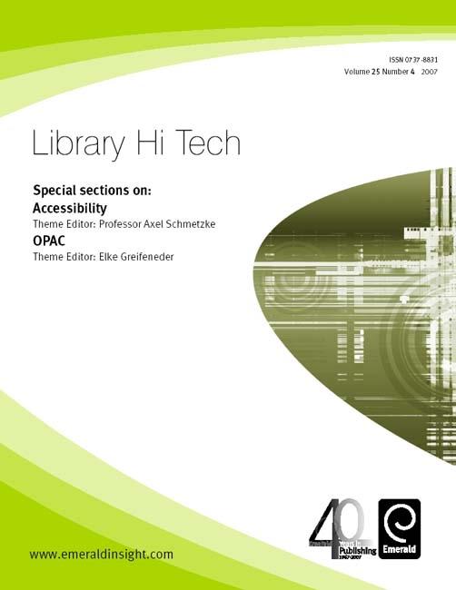 1. Accessibility 2. OPAC