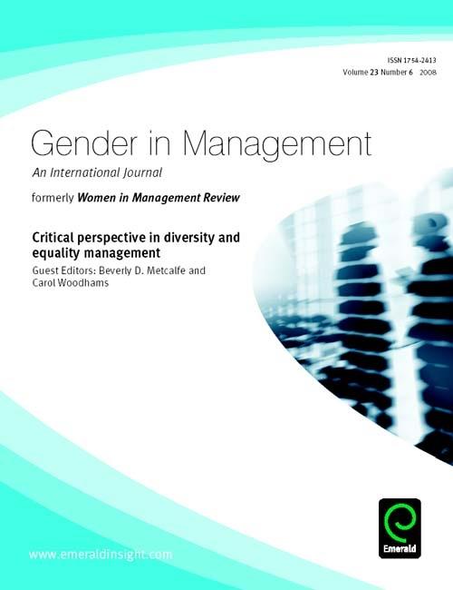 Critical perspectives in diversity and equality management