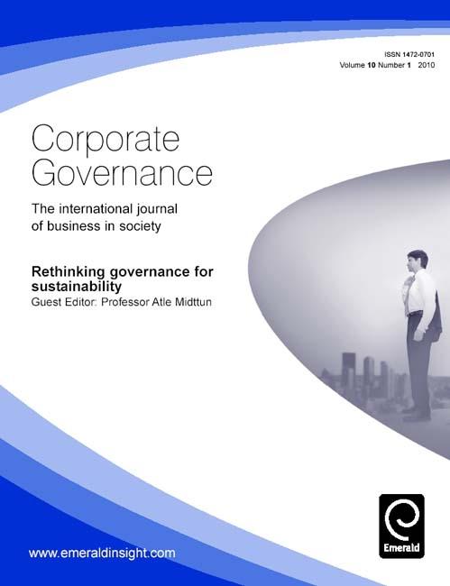 Rethinking governance for sustainability