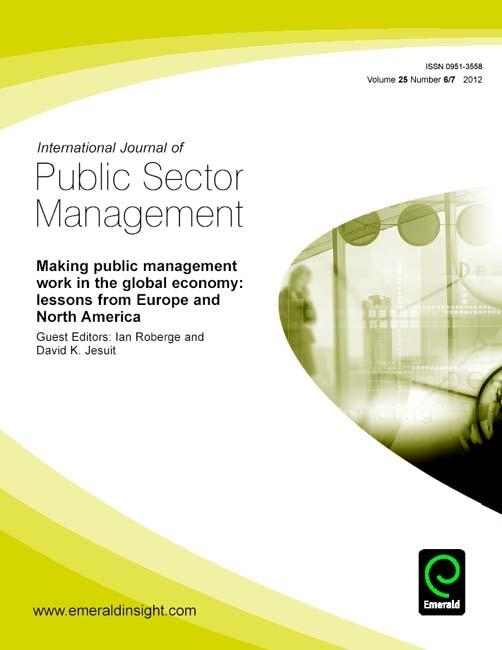 Making Public Management Work in the Global Economy