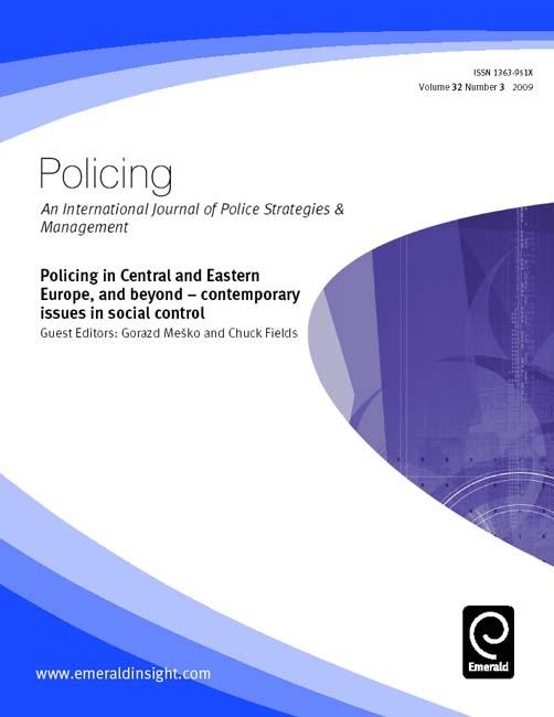 Policing in Central and Eastern Europe And Beyond - Contemporary Issues In Social Control