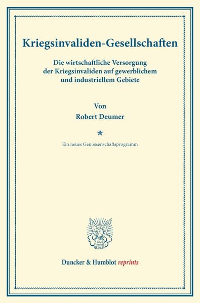 Kriegsinvaliden-Gesellschaften.