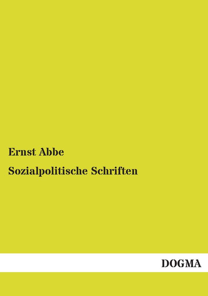 Sozialpolitische Schriften