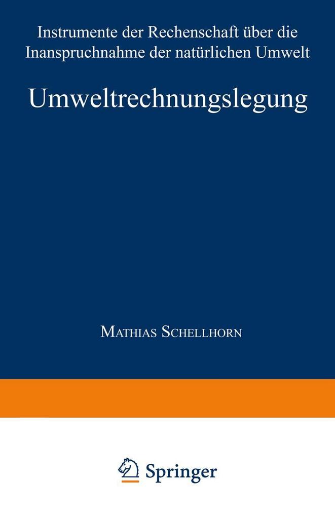 Umweltrechnungslegung