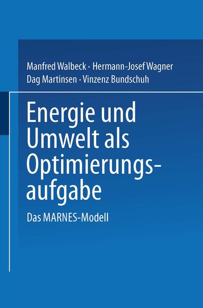 Energie und Umwelt als Optimierungsaufgabe