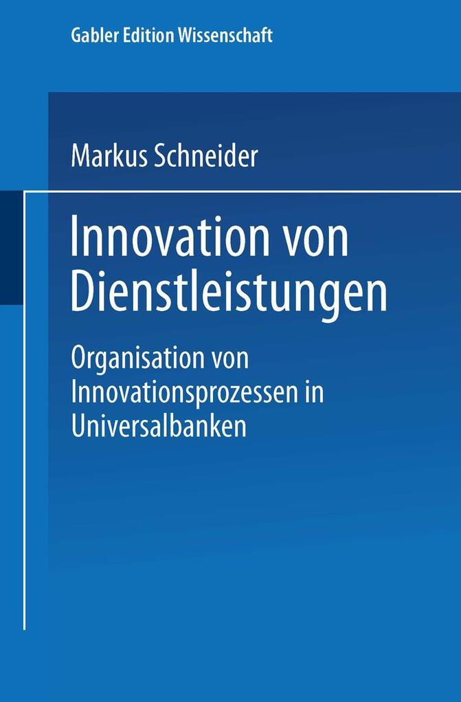 Innovation von Dienstleistungen
