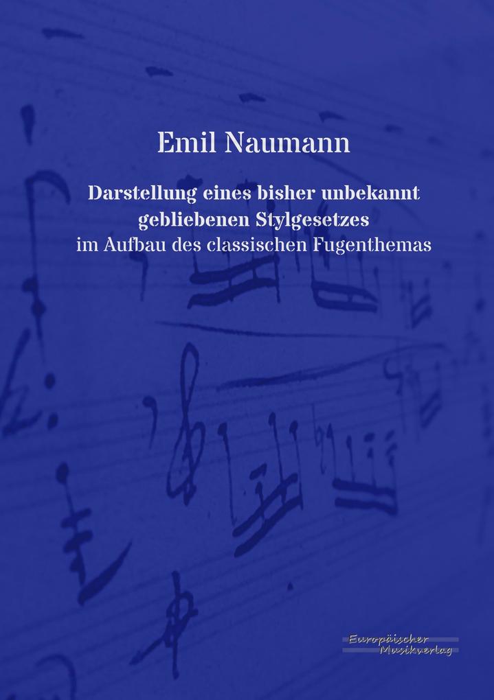 Darstellung eines bisher unbekannt gebliebenen Stylgesetzes