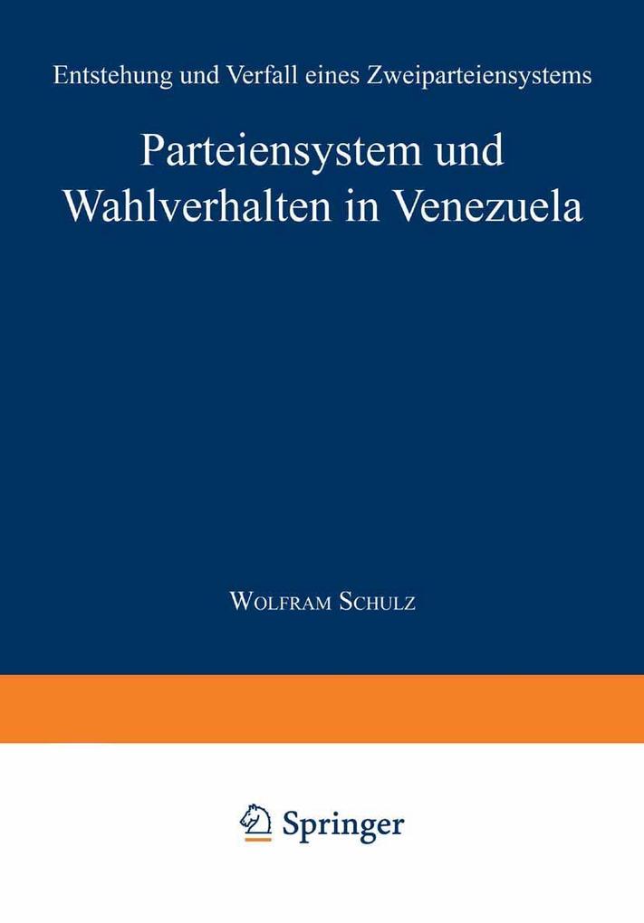 Parteiensystem und Wahlverhalten in Venezuela
