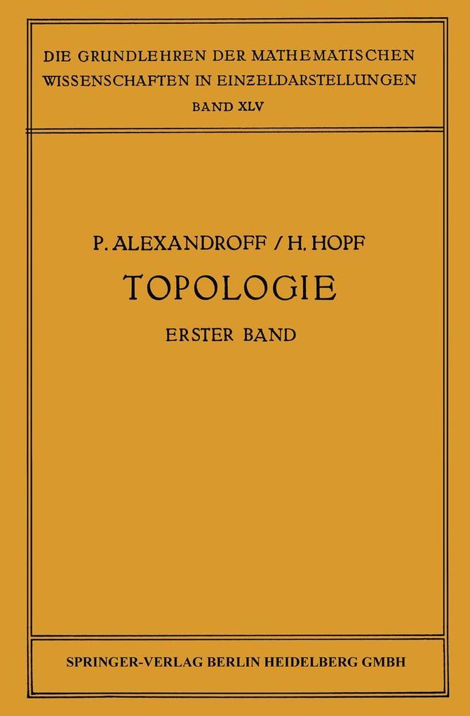 Topologie I