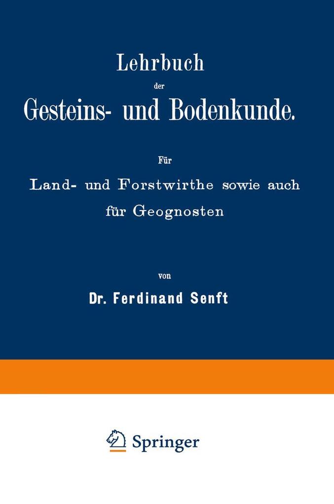 Lehrbuch der Gesteins- und Bodenkunde