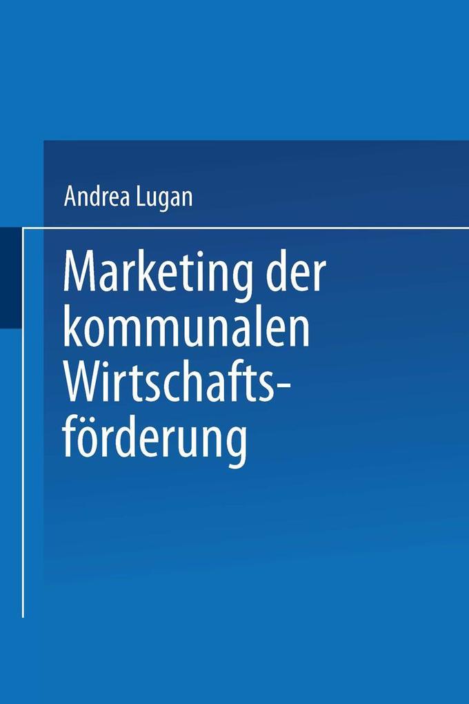 Marketing der kommunalen Wirtschaftsförderung