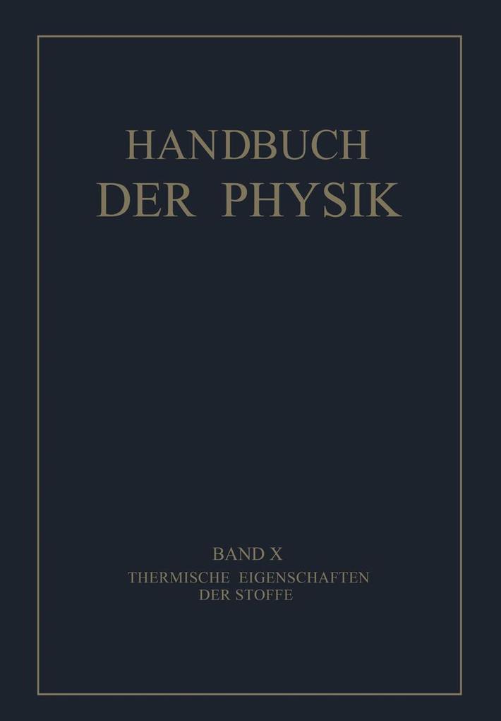 Thermische Eigenschaften der Stoffe