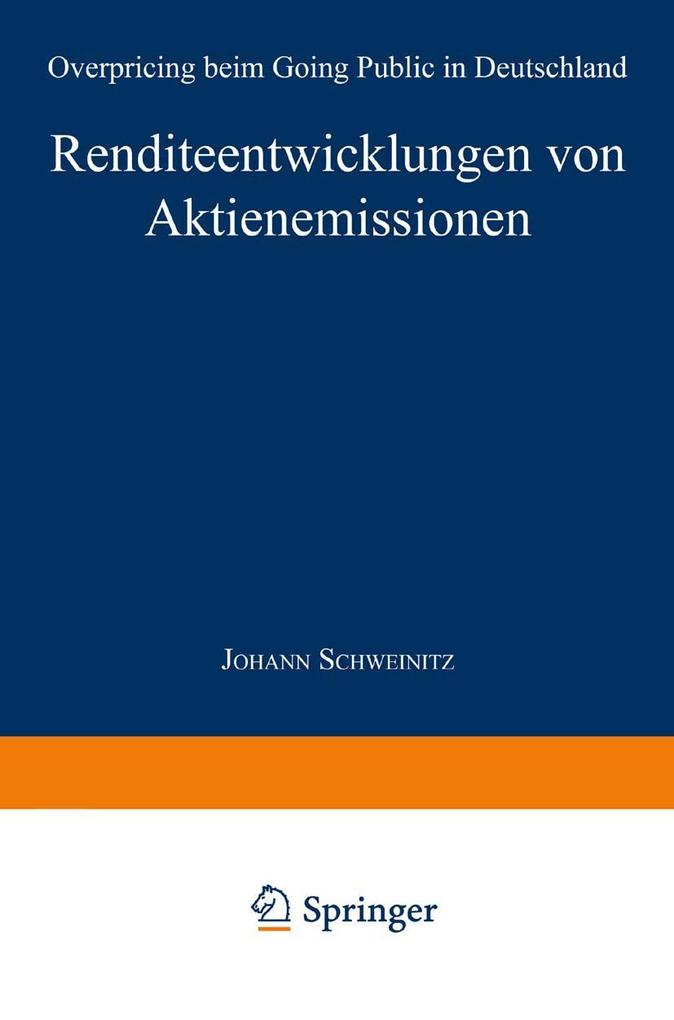 Renditeentwicklungen von Aktienemissionen